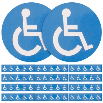 12 Lapas Invalīdu Ratiņkrēsliem Uzlīmes Līmi Invalīdu Ratiņkrēsliem Simbols, Zīme, Uzlīmes Uzlīmes