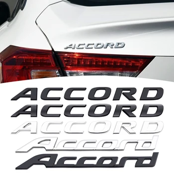 1gb ABS Auto logo HONDA Accord Logo Automašīnas Astes Stumbrs Pārveidota Sākotnējā Vēstuli Aplikācijas Piederumi Universālās Uzlīmes Decal