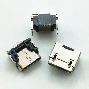 2-100gab Micro USB 5pin Savienotājs DIP4 Maksas lādētāja spraudni, Doka Pieslēgvietu, Ostas Sākotnējā Remonts Daļa JBL Maksas E3 Impulsa Flip 3