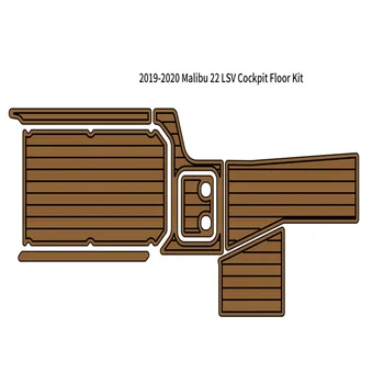 2019-2020 Malibu 22 LSV Kabīnes Pamatni Laivu EVA Putu Tīkkoka Klāja Grīdas Paklāja Grīdas segums