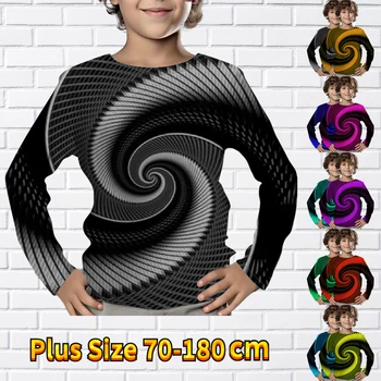 2023 Zēnu Modes Džemperis Ikdienas Casual T-krekls Bērnu Apģērbu Jaunā Rudens Ziemas Bērni Vintage garām Piedurknēm Apkalpes Kakla Augšu