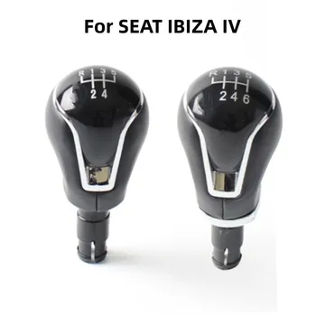 5 6 Ātrumu Manuālo Auto Rīku Stick Shift Rokturi SEAT IBIZA IV 4 (6J) 2009 2010 2011 2012 2013 2014 2015 2016 2017