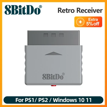 8BitDo Retro Uztvērēju PS1 PS2 un Windows Saderīga ar Xbox Kontrolieris, Slēdzis Pro un PS5/PS4 Kontrolieris