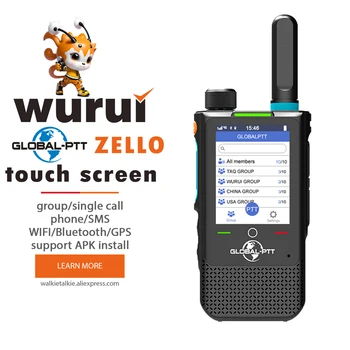 Android pasaules-rācijas MXpro walkie talkie radio mobilo Šūnu telefonu zello lielos attālumos Portatīvo poc touch ekrāns, wifi, GPS