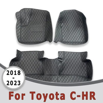 Automašīnas Grīdas Paklāji Toyota C-HR CHR 2021 2022 2019 2020 2018 2017 2016 Paklāji Auto Interjera Detaļas, Piederumi Produktiem, Transportlīdzekļiem