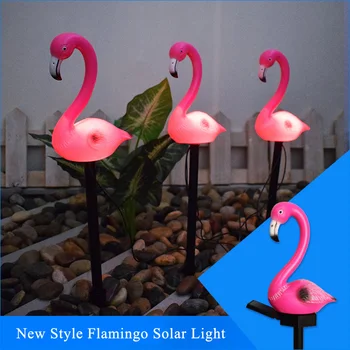 Flamingo Zālienu Saules Lampas Saules Dārza Gaismas Saules Sēta Laternu Ūdensdrošs Led Gaismas Āra Saules Gaismas, lai Dārza Dekoratīvie