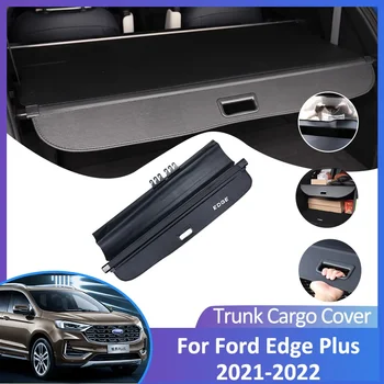 Ford Edge Plus 2021 2022 Aizmugures Bagāžnieka Kravas Vāciņu, Izvelkams Bagāžas Aizkars Accessorie Ūdensizturīgs Bagāžnieka Shield Toni
