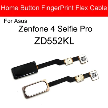 Home Pogu, pirkstu Nospiedumu Flex Kabelis Par ASUS Zenfone 4 Selfie Pro ZD552KL Izvēlnē Pieskarieties ID Sensors Flex Lentes Rezerves Daļas