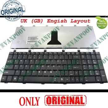 Jaunu Notebook, Laptop Klaviatūru Toshiba Satellite M60 M65 P100 P105 Pro L100 Black UK (GB) angļu Verion - MP-03233GB-920