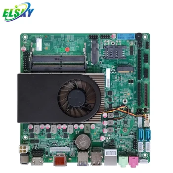 Karstā Pārdošanas ELSKY 10. Gen Rūpniecības Mini ITX DDR4 Mātesplati Core i3 i5 i7 10510U HD-MI DP VGA 2*SATA3.0/1*MSATA3.0/1000M lan