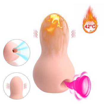 Klitora Sūcējs Vibrators Nipelis G Spot Nepieredzējis Blowjob Klitora Stimulators Sieviešu Masturbator Erotiska Seksa Rotaļlietas Sievietēm, Pieaugušajiem 18