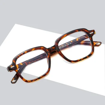 Korejiešu Versiju par Jauno Anti-zilās Brilles Rāmis Vīriešu un Sieviešu Studentiem Caurspīdīgu Krāsu Vienkāršā Brilles