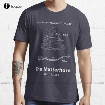 Matterhorn Patentu Krekls Trending T-Krekls Sieviešu Crewneck Tshirt Ziemassvētku Dāvanu Jauno Populāro Xs-5Xl Unisex Streetwear Retro