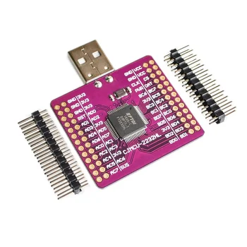 MCU-2232 FT2232HL USB SAVUKĀRT UART/FIFO/SPI/I2C/JTAG/RS232 ārējās atmiņas modulis