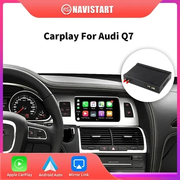 NAVISTART Bezvadu CarPlay Android Auto Audi Q7 2010. - 2015. Gadam Spogulis Saites AirPlay Automašīnas Multivides Atskaņošanas Funkcijas