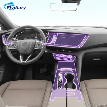 Par Buick Iedomāties, PLUS 2021-2023 Auto interjera Centra konsole pārredzamu TPU Krāsu aizsargājošu plēvi Anti scratch uzlīme LCD PPF