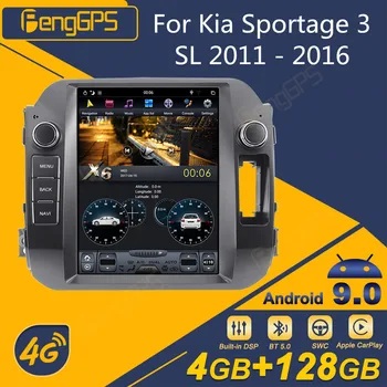 Par Kia Sportage 3 Sl 2011. - 2016. Gadam Android Auto Radio Ekrāna 2din Stereo Uztvērēju Autoradio Multimediju Atskaņotājs, Gps Navi Vadītājs
