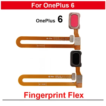 Par OnePlus 6 1+6 A6000 Touch ID Home Pogu, pirkstu Nospiedumu Flex Kabelis Remonts Rezerves Daļas