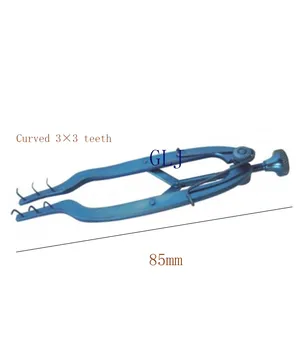 Stevenson Lacrimal Sac Spriegotājs Izliektas 3×3 zobi, Oftalmoloģiskās Ķirurģijas Instrumenti