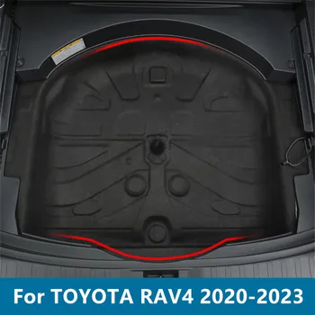 TOYOTA RAV4 2020-2023 Bagāžnieka rezerves riepu uzglabāšanas kaste mainītu ierīces kārbas būvgružu uzglabāšanas kaste apdare, Automobiļu piederumi