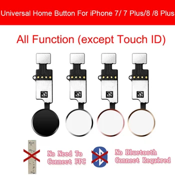 Universal Home Pogu iPhone 7 7 plus 8 8 Plus Pogu Flex Kabelis Atjaunot Izvēlnes Taustiņu Atgrieztos Funkciju Touch ID Nomaiņa