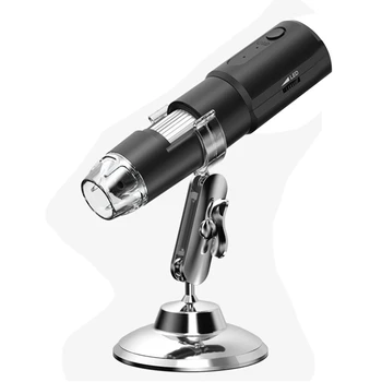 WIFI Bezvadu Mikroskops ar Portatīvo Mikroskops ar 1000 Reižu Tālummaiņa Digitālā 50X -1000X Lupu, Mikroskopu Kameru Uz Android, IOS Ipad