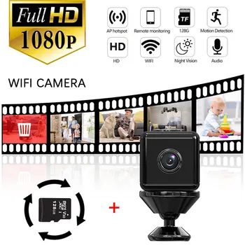 X6D 1080P HD Mini Kameras WiFi Mobilo telefonu, tālvadības uzraudzības Bezvadu Novērošanas Home Security Aizsardzības Videokamera Telpās